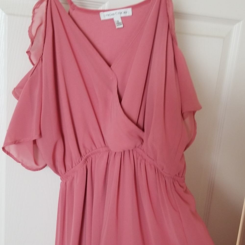 Dress in Dust Rose Pink